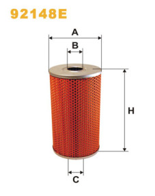 92148E Filtr, pracovní hydraulika WIX FILTERS