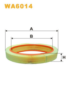 WA6014 Vzduchový filtr WIX FILTERS