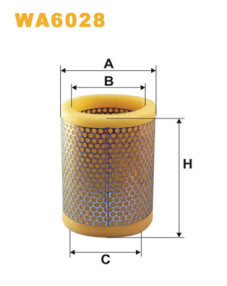 WA6028 Vzduchový filtr WIX FILTERS