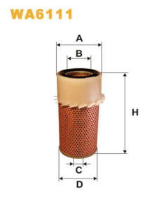 WA6111 Vzduchový filtr WIX FILTERS