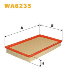 WA6235 Vzduchový filtr WIX FILTERS