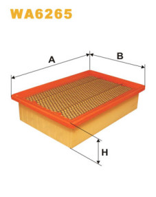 WA6265 Vzduchový filtr WIX FILTERS