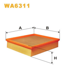 WA6311 Vzduchový filtr WIX FILTERS