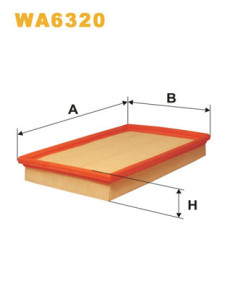 WA6320 Filtr, vzduch v interiéru WIX FILTERS