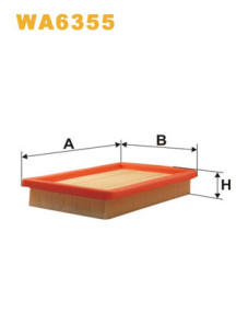 WA6355 Vzduchový filtr WIX FILTERS