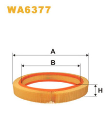 WA6377 Vzduchový filtr WIX FILTERS