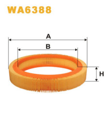 WA6388 Vzduchový filtr WIX FILTERS