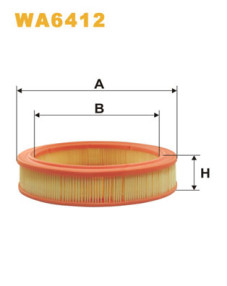 WA6412 Vzduchový filtr WIX FILTERS