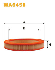 WA6458 Vzduchový filtr WIX FILTERS