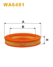 WA6491 Vzduchový filtr WIX FILTERS