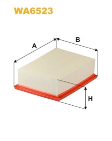 WA6523 Vzduchový filtr WIX FILTERS