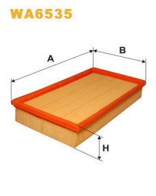 WA6535 Vzduchový filtr WIX FILTERS