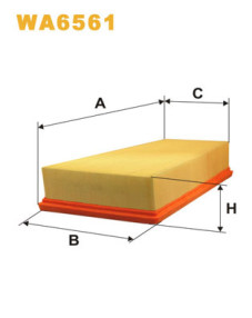 WA6561 Vzduchový filtr WIX FILTERS