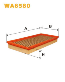 WA6580 Vzduchový filtr WIX FILTERS