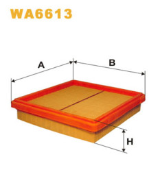 WA6613 Vzduchový filtr WIX FILTERS