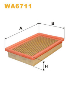 WA6711 Vzduchový filtr WIX FILTERS