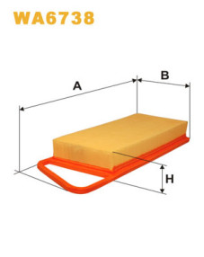 WA6738 Vzduchový filtr WIX FILTERS