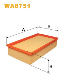 WA6751 Vzduchový filtr WIX FILTERS