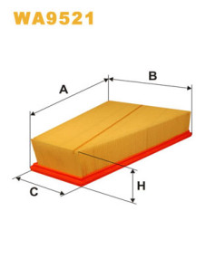 WA9521 Vzduchový filtr WIX FILTERS