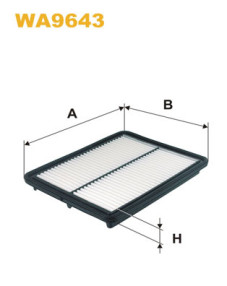 WA9643 Vzduchový filtr WIX FILTERS