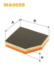 WA9698 Vzduchový filtr WIX FILTERS