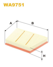 WA9751 Vzduchový filtr WIX FILTERS