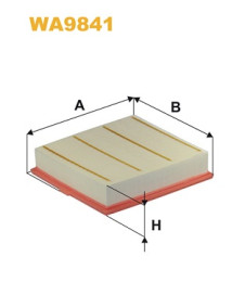 WA9841 Vzduchový filtr WIX FILTERS