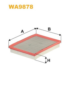 WA9878 Vzduchový filtr WIX FILTERS