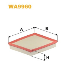 WA9960 Vzduchový filtr WIX FILTERS