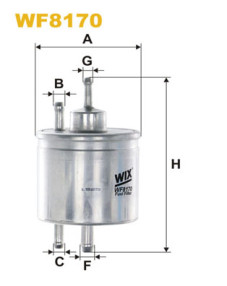 WF8170 Palivový filtr WIX FILTERS