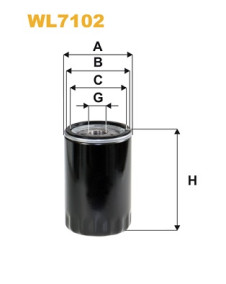 WL7102 Olejový filtr WIX FILTERS