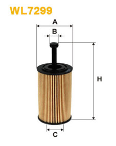 WL7299 Olejový filtr WIX FILTERS