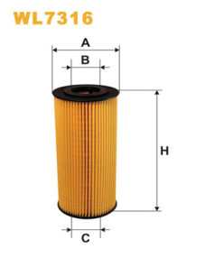 WL7316 Olejový filtr WIX FILTERS