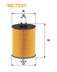 WL7557 Olejový filtr WIX FILTERS