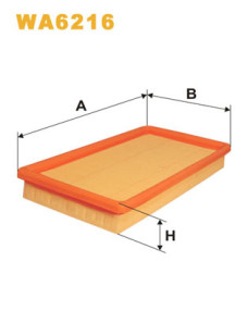 WA6216 Vzduchový filtr WIX FILTERS