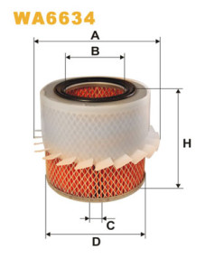 WA6634 Vzduchový filtr WIX FILTERS