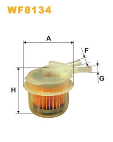 WF8134 Palivový filtr WIX FILTERS