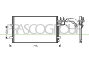 FD422C001 Kondenzátor, klimatizace PrascoSelection PRASCO