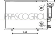 FD602C007 Kondenzátor, klimatizace PrascoSelection PRASCO