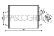 FD802C001 Kondenzátor, klimatizace PrascoSelection PRASCO