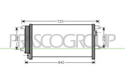 FT927C001 Kondenzátor, klimatizace PrascoSelection PRASCO