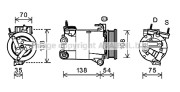 FDK478 Kompresor, klimatizace PRASCO