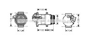 MSK404 Kompresor, klimatizace PRASCO