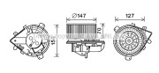 PE8393 Elektromotor, vnitřní ventilátor PRASCO