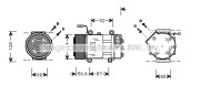 SCAK016 Kompresor, klimatizace PRASCO