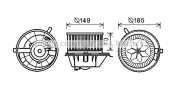 VN8337 Elektromotor, vnitřní ventilátor PRASCO