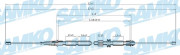 C0263B Tažné lanko, parkovací brzda SAMKO
