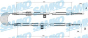 C0240B Tažné lanko, parkovací brzda SAMKO