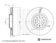 ADBP430185 Brzdový kotouč BLUE PRINT