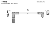 T091B Sada kabelů pro zapalování alternative TESLA